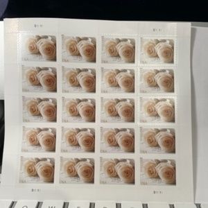 White Roses  -3 Sheets Of 20-Wedding each